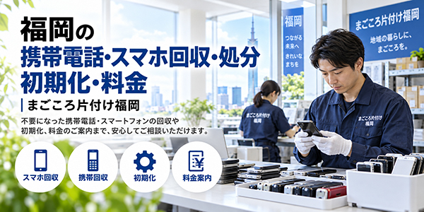 福岡の携帯電話・スマートフォン回収・処分｜初期化と個人情報の確認