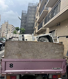 福岡市東区東浜で、入院中の80代女性のお部屋の不用品回収の見積りを行いました