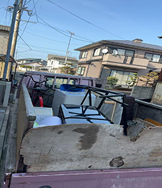 福岡市早良区曙にて、運送会社の倉庫の片付け作業を行いました