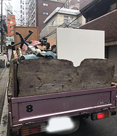 福岡市東区奈多の団地にて、遺品整理と不用品回収の作業を行いました