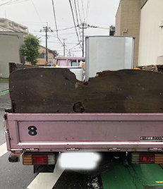 福岡市中央区福浜にて、不用品回収の作業を行いました