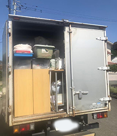 福岡市博多区上川端町にて、マンションのお部屋を丸ごと片付けて、不用品をすべて回収いたしました