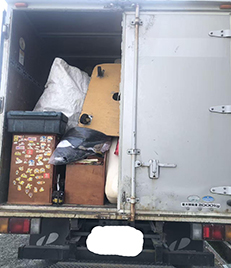 福岡市西区西浦にて、ワンルームのお部屋の片付けと不用品回収の作業を行いました