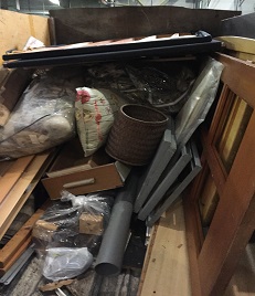 福岡市中央区白金でお引っ越しされる方のご自宅の不用品回収をしました