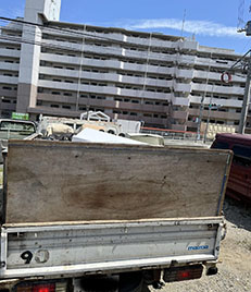 福岡市西区下山門で一軒家の倉庫の片付けと不用品回収を行いました