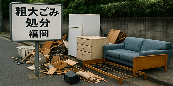 福岡で粗大ごみ処分をするなら?おすすめの方法・料金・業者選びを徹底解説